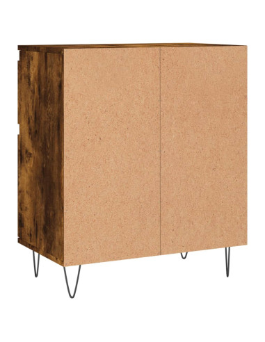 Credenza Rovere Fumo 60x35x70 cm in Legno Multistrato