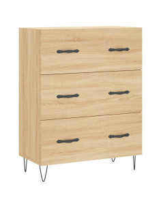 Credenza Rovere Sonoma 69,5x34x180 cm in Legno Multistrato