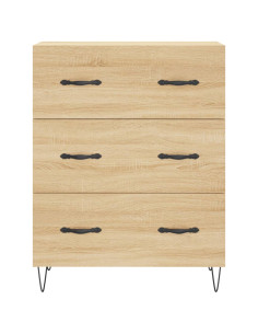 Credenza Rovere Sonoma 69,5x34x180 cm in Legno Multistrato 2