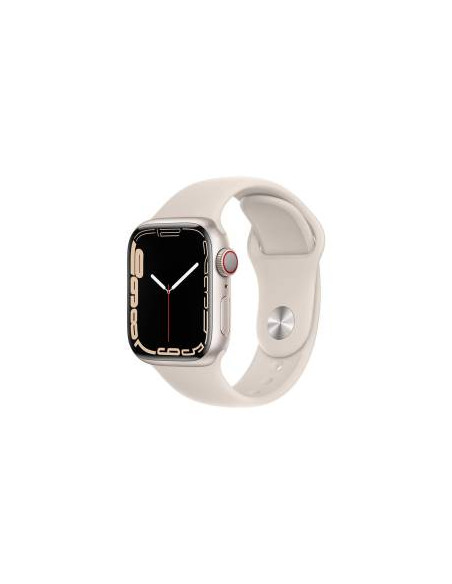 Apple Watch Serie 7 Cell 41mm Starlight Aluminium Case/Starlight Sport Band ITA MKHR3TY/A