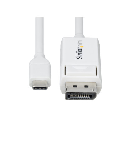 StarTech.com Cavo da USB-C a DisplayPort 1.2 da 2m, 4K 60 Hz, cavo adattatore bidirezionale da DP a USB Type-C / da USB-C a DP, 
