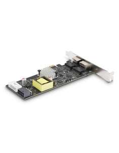 StarTech.com Scheda di Rete PoE NBASE-T a 2 Porte da 2,5 Gb, NIC Multi-Gigabit 802.3af/at PoE+, 2x Intel I225-V. Interfaccia LAN 2