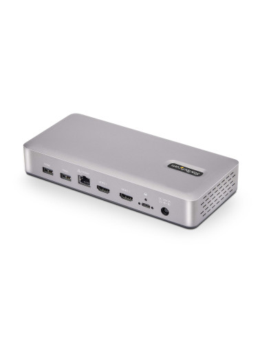 StarTech.com Docking station USB4, USB-C 40Gbps, doppio video HDMI, fino a 2x 4K 60Hz 4:4:4 (RGB) o 2x 4K 120Hz 4:2:2, dock mult