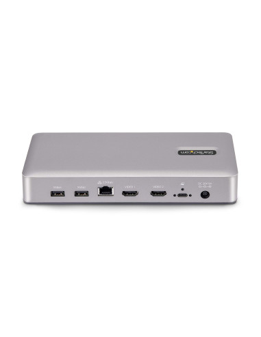 StarTech.com Docking station USB4, USB-C 40Gbps, doppio video HDMI, fino a 2x 4K 60Hz 4:4:4 (RGB) o 2x 4K 120Hz 4:2:2, dock mult