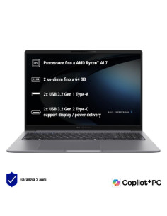 NB ASUS Commercial NX P Copilot+PC PM3606CKA-MB0012X 16" Ryzen AI R7-350 16GB SSD1TB W11P