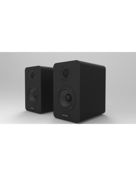 Casse EMPIREStudio Monitor S4 M.S4 amplificate da 148Watt Woofer da 4" a Banda Larga e cabinet in Legno MDF