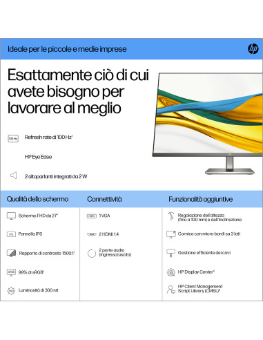HP Series 5 Monitor serie 5 27" FHD – 527da