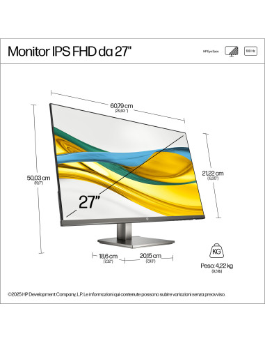 HP Series 5 Monitor serie 5 27" FHD – 527da