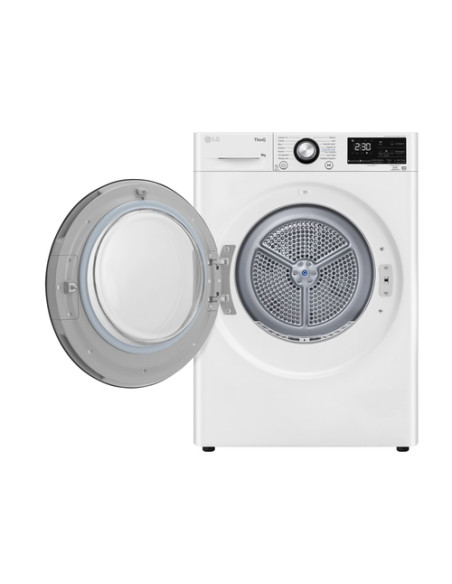 LG RH90V9AVBN Asciugatrice 9kg DUAL Inverter, Classe A+++, Condensatore autopulente