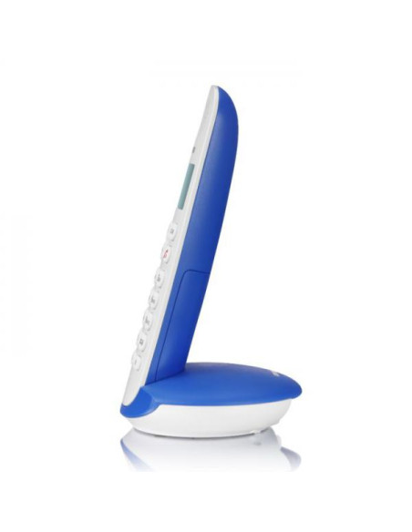 Brondi Lotus Telefono DECT Blu, Bianco