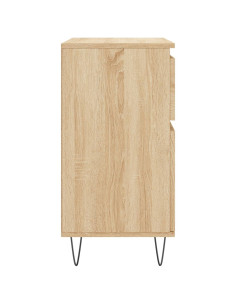 Credenza Rovere Sonoma 60x35x70 cm in Legno Multistrato