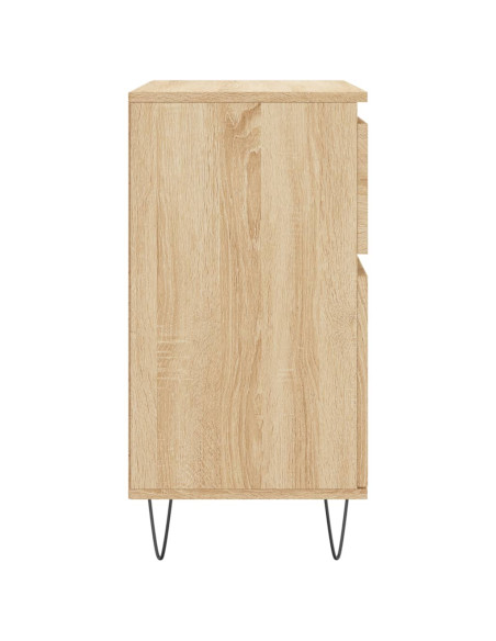 Credenza Rovere Sonoma 60x35x70 cm in Legno Multistrato