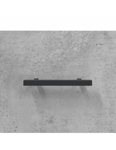 Comodino Grigio Cemento 40x35x47,5 cm in Legno Multistrato