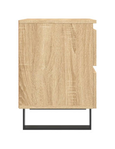 Comodino Rovere Sonoma 40x35x50 cm in Legno Multistrato