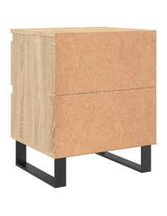 Comodino Rovere Sonoma 40x35x50 cm in Legno Multistrato 2