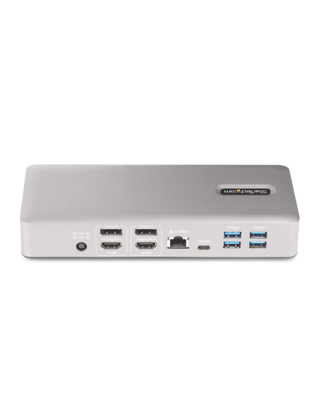 StarTech.com Docking Station Thunderbolt 4 multi monitor, dock TB4 per monitor quadrupli/tripli/doppi - 2x HDMI/2x DisplayPort, 