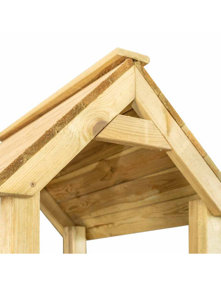 Torre da Gioco 285x120x226,5 cm in Legno di Pino Impregnato