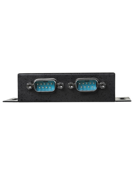 StarTech.com Hub adattatore USB a seriale 2 porte per montaggio a parete con clip per guide DIN