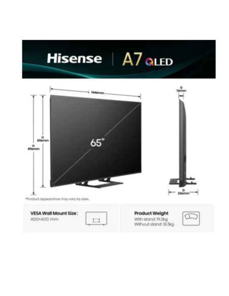 65 A79Q QLED 4K UHD SMART VIDAA SUB