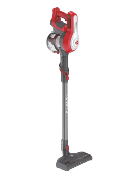 Hoover HF122RH 011 Aspirapolvere elettrica Batteria Secco Tessuto Senza sacchetto 0,9 L 170 W Rosso, Argento