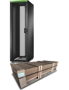 APC Easy Rack 600mm/42U/1000mm , with Roof, Side panel Rack indipendenti Nero