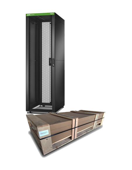 APC Easy Rack 600mm/42U/1000mm , with Roof, Side panel Rack indipendenti Nero