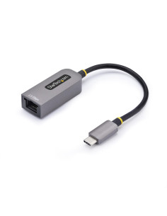 StarTech.com Adattatore Ethernet USB C, Convertitore di Rete/NIC NBASE-T 2.5/1GbE da USB Type-C 3.0 a RJ45. Compatibile Thunderb