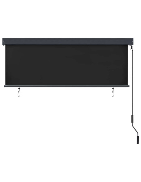 Tenda a Rullo Esterna Rigato Antracite 180 x 250 cm Tessuto
