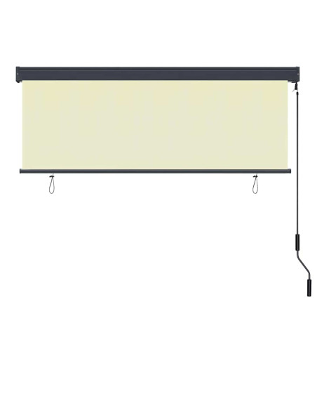 Tenda a Rullo Esterna Rigato Crema 180 x 250 cm Tessuto