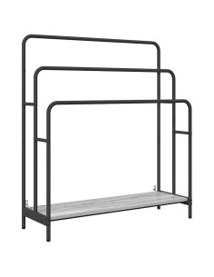 Appendiabiti Grigio sonoma 90 x 30 x 100.5 cm Legno multistrato