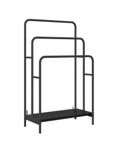 Appendiabiti Rovere nero 60 x 30 x 100.5 cm Legno multistrato