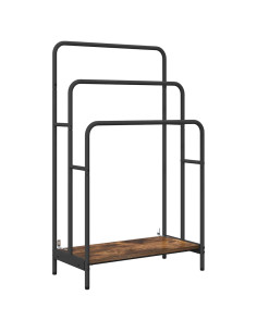 Appendiabiti Rovere fumo 60 x 30 x 100.5 cm Legno multistrato