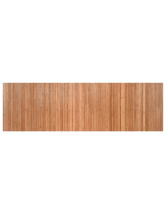 Tappeto Rettangolare Naturale 60x200 cm in Bambù