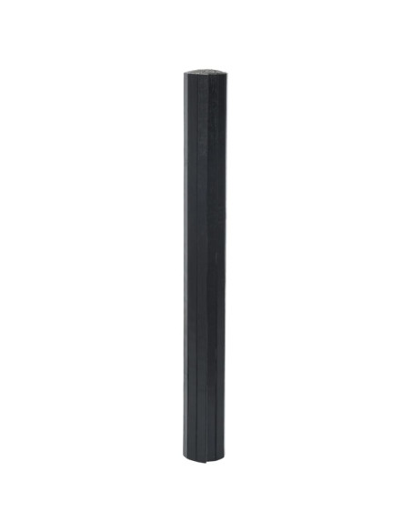 Tappeto Rettangolare Nero 70x200 cm in Bambù