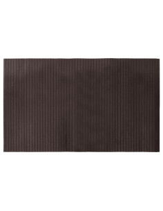 Tappeto Rettangolare Marrone Scuro 60x100 cm in Bambù
