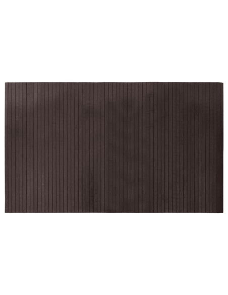 Tappeto Rettangolare Marrone Scuro 60x100 cm in Bambù