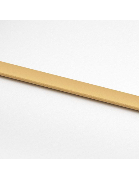 Porta Scorrevole Dorata 76x205 Vetro Smerigliato ESG Alluminio