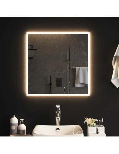 Specchio da Bagno con Luci LED 60x60 cm