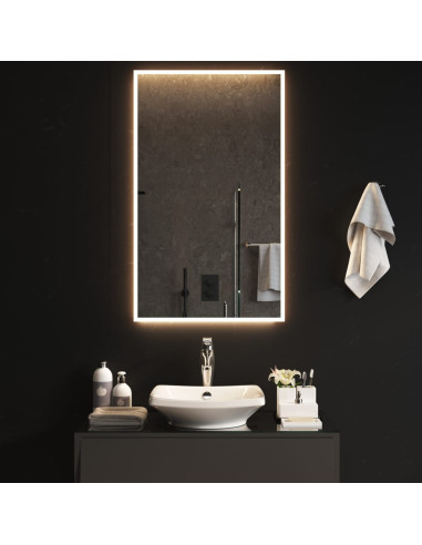 Specchio da Bagno con Luci LED 60x100 cm