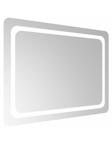 Specchio da Bagno con Luci LED 80x60 cm