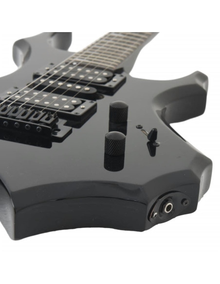 Chitarra Elettrica per Principianti con Custodia Nera 4/4 39"