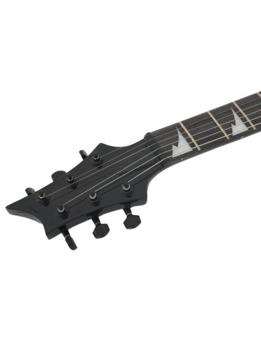 Chitarra Elettrica per Principianti con Custodia Nera 4/4 39"