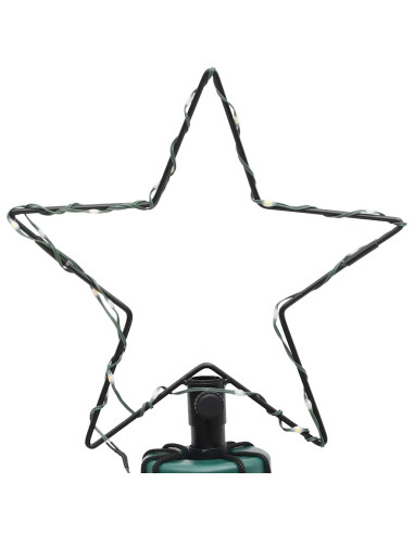 Albero di Natale a Cono Bianco Caldo 108 LED 70x180 cm