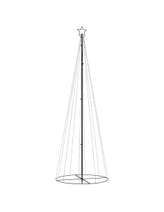 Albero di Natale a Cono Blu 310 LED 100x300 cm 2