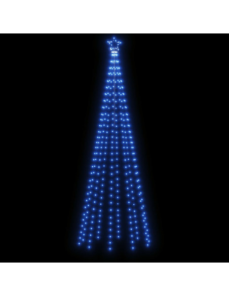 Albero di Natale a Cono Blu 310 LED 100x300 cm