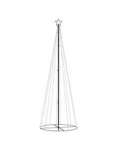Albero di Natale a Cono Colorato 310 LED 100x300 cm 2