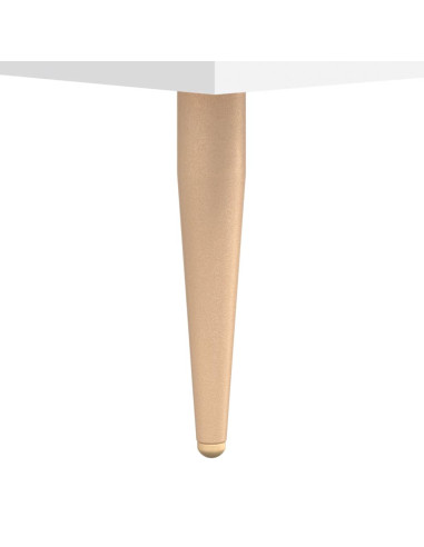 Comodini 2 pz Bianchi 40x35x47,5 cm in Legno Multistrato