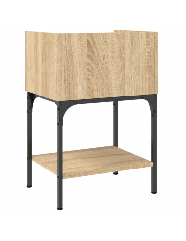 Comodini 2 pz Rovere Sonoma 40,5x31x60 cm in Legno Multistrato