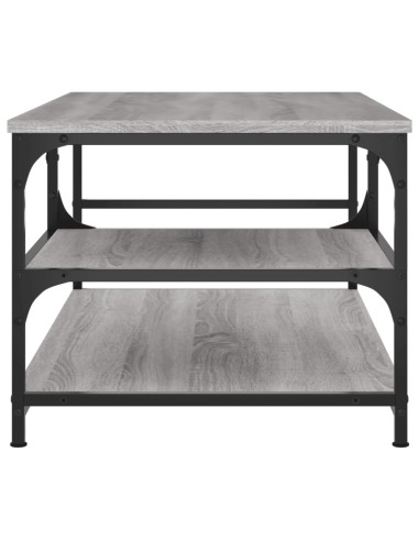 Tavolino da Salotto Grigio Sonoma 90x49x40 cm Legno Multistrato