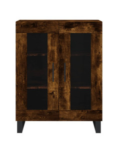 Credenza Rovere Fumo  69,5x34x180 cm in Legno Multistrato 2